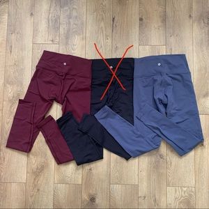 Lululemon Wunder Under High Rise 28” Bundle Size 6